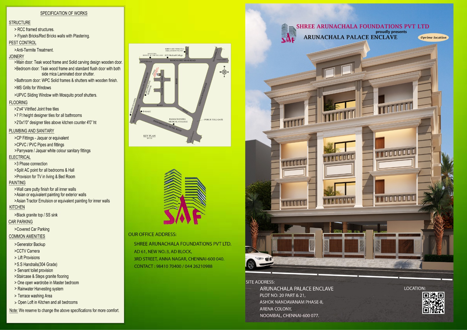 Arunachala Palace Enclave Brochure